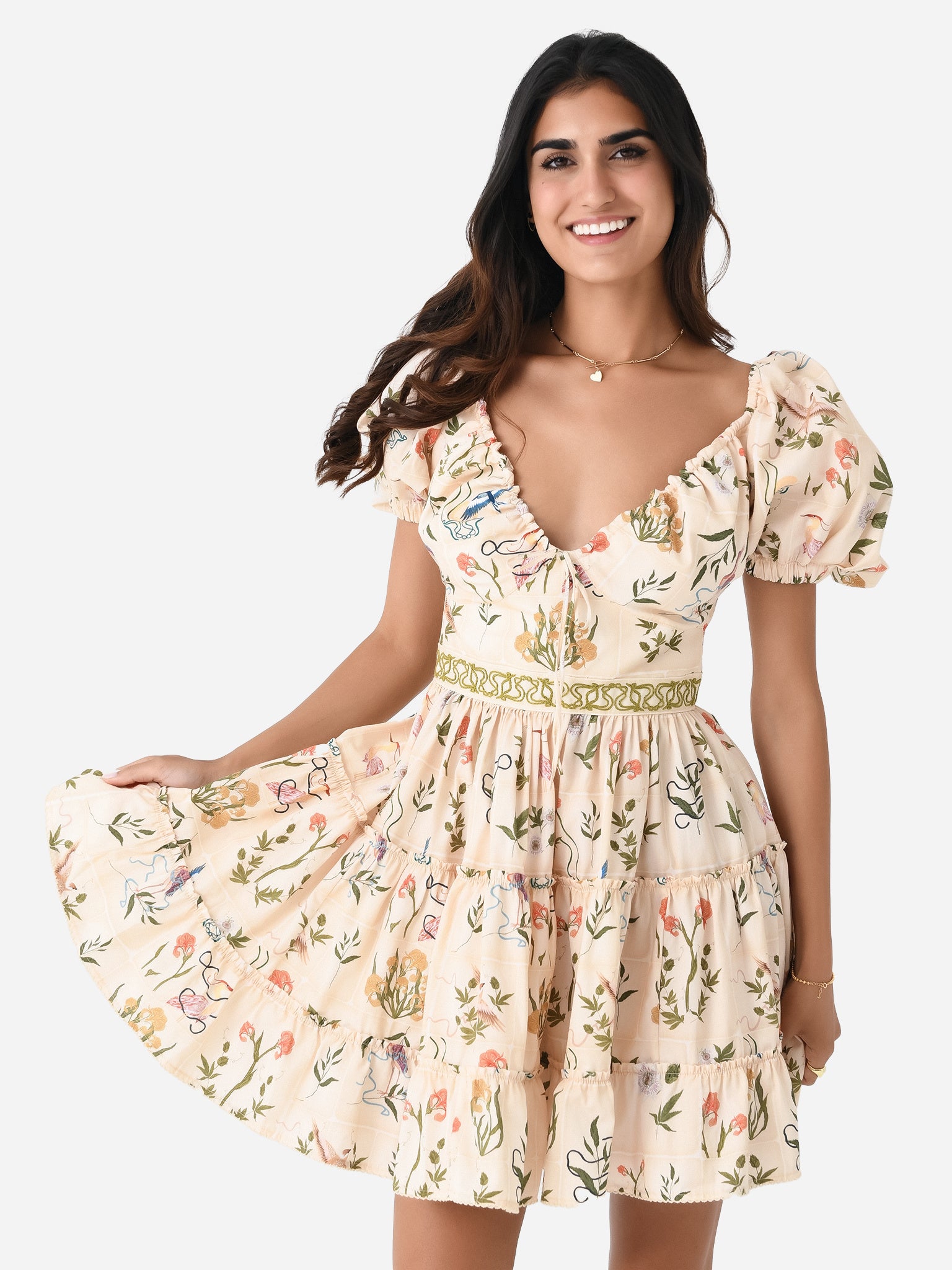 Agua By Agua Bendita Women's Manzanilla Paraiso Mini Dress - Saint Bernard