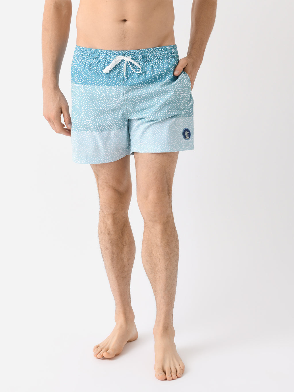 Chubbies Men's The Whale Sharks 5.5" Lined Swim Trunk - Saint Bernard