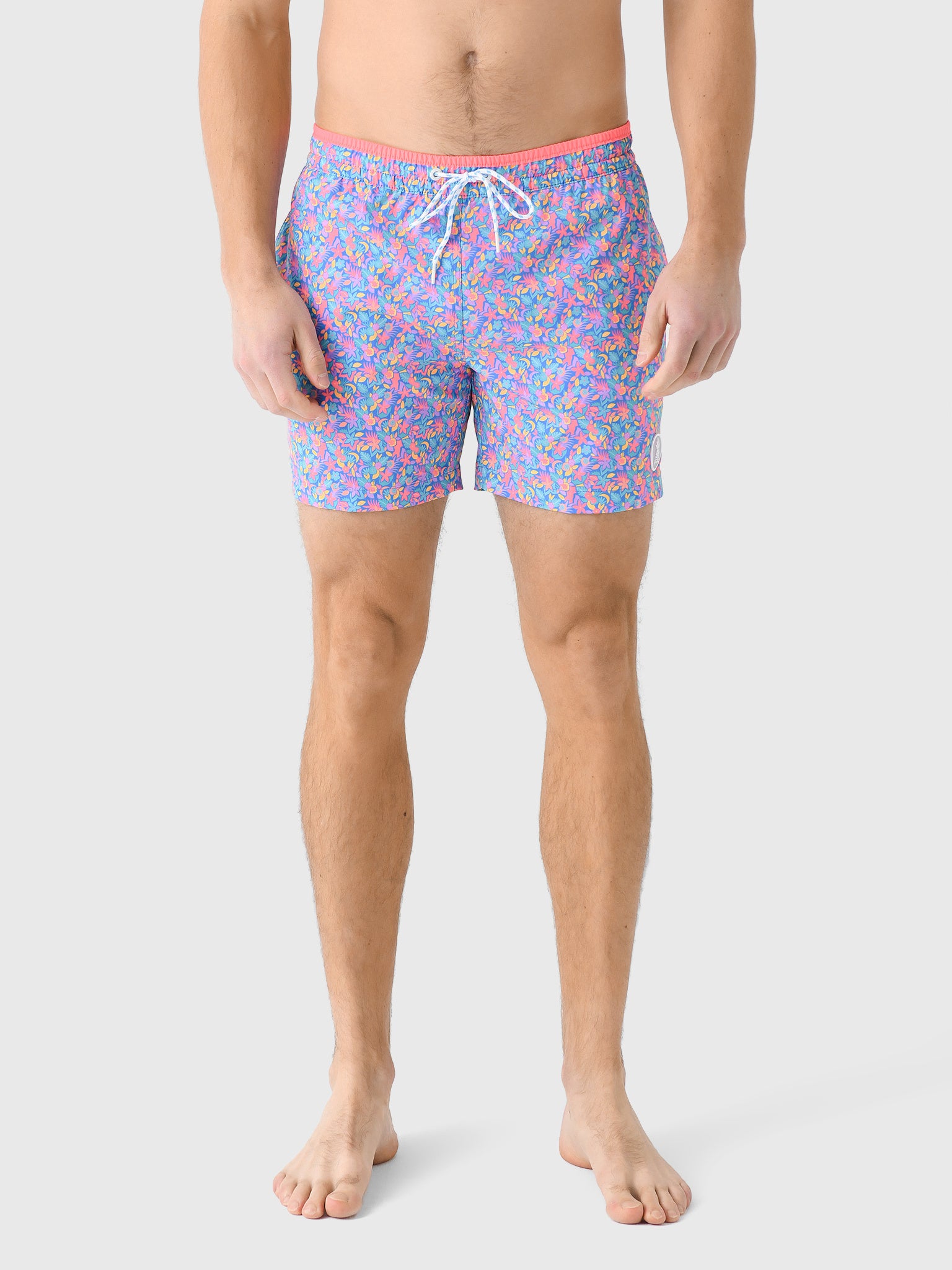 Chubbies Men's The Spades 5.5" Lined Swim Trunk - Saint Bernard