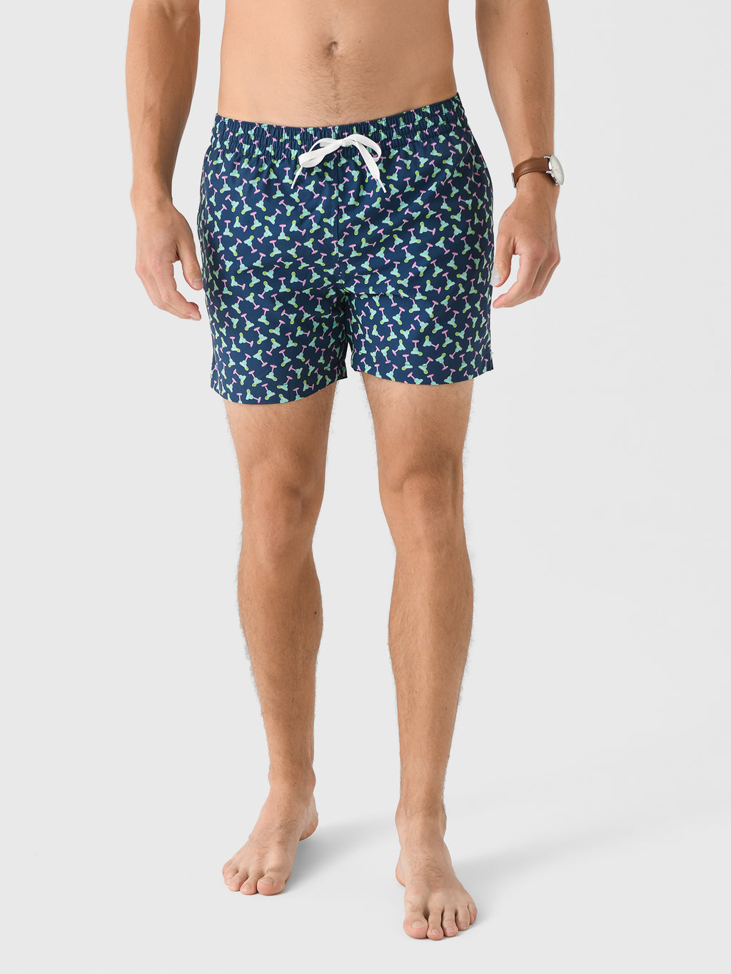 Chubbies Men's The Margarita Mondays 5.5" Lined Swim Trunk - Saint Bernard