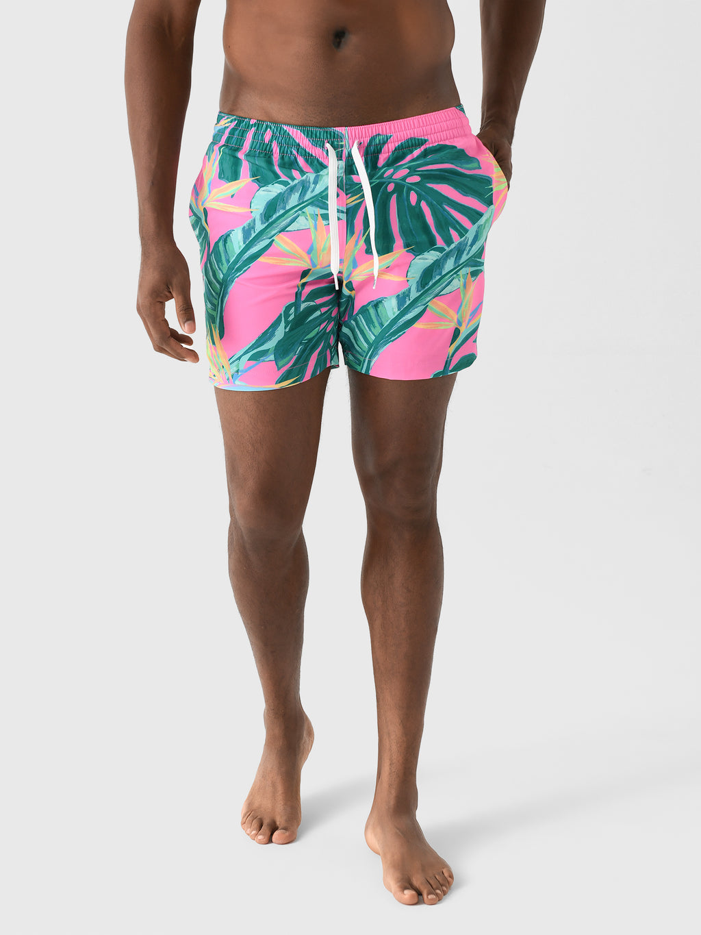Chubbies Men's The Birds of Paradise 5.5" Lined Swim Trunk - Saint Bernard