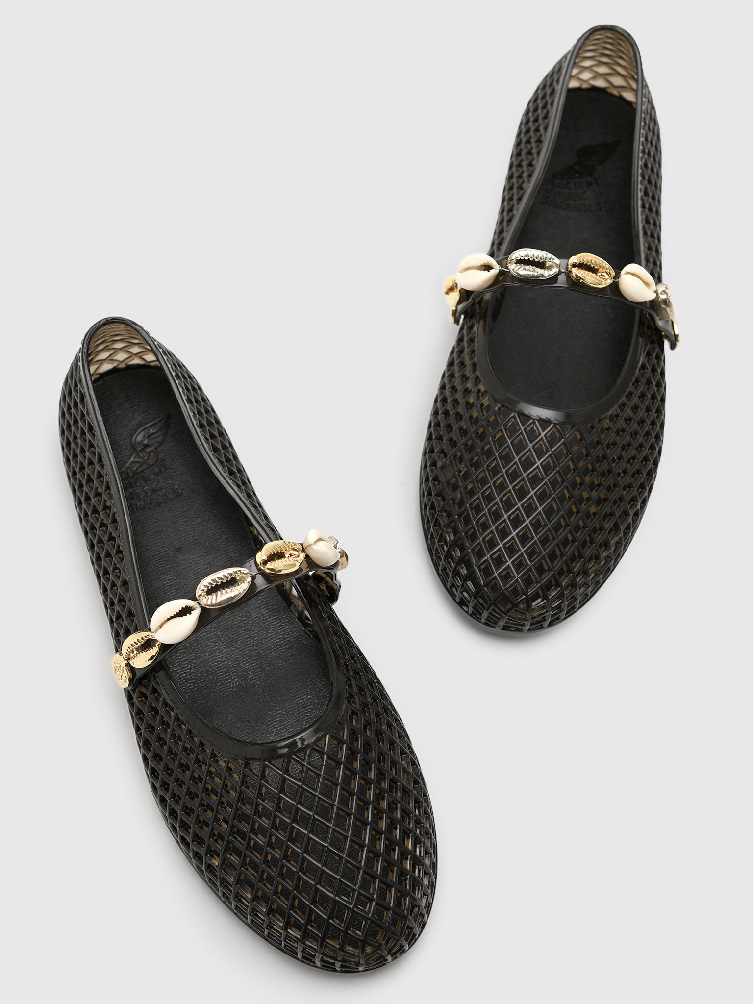 Ancient Greek Sandals Women's Iro Shells Jelly Flat - Saint Bernard