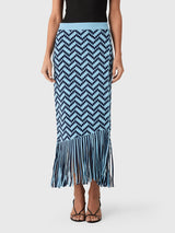 Simkhai Women's Sybil Midi Skirt - Saint Bernard