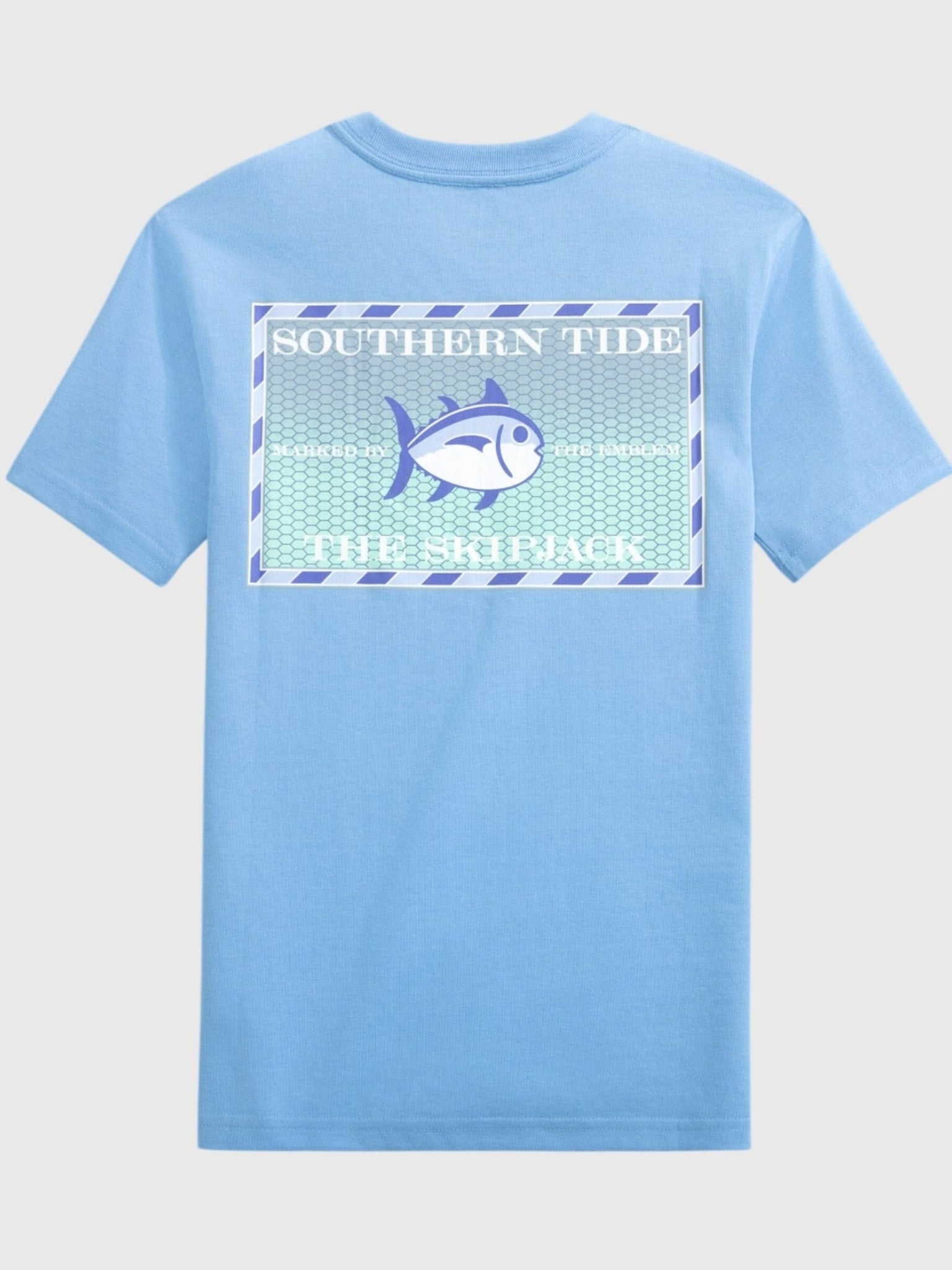 Southern Tide Boys' Original Skipjack Grey Marlin Short Sleeve T-Shirt - Saint Bernard
