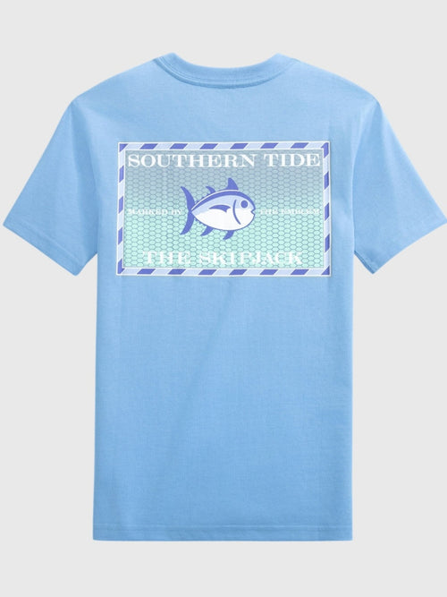 Southern Tide Boys' Original Skipjack Grey Marlin Short Sleeve T-Shirt