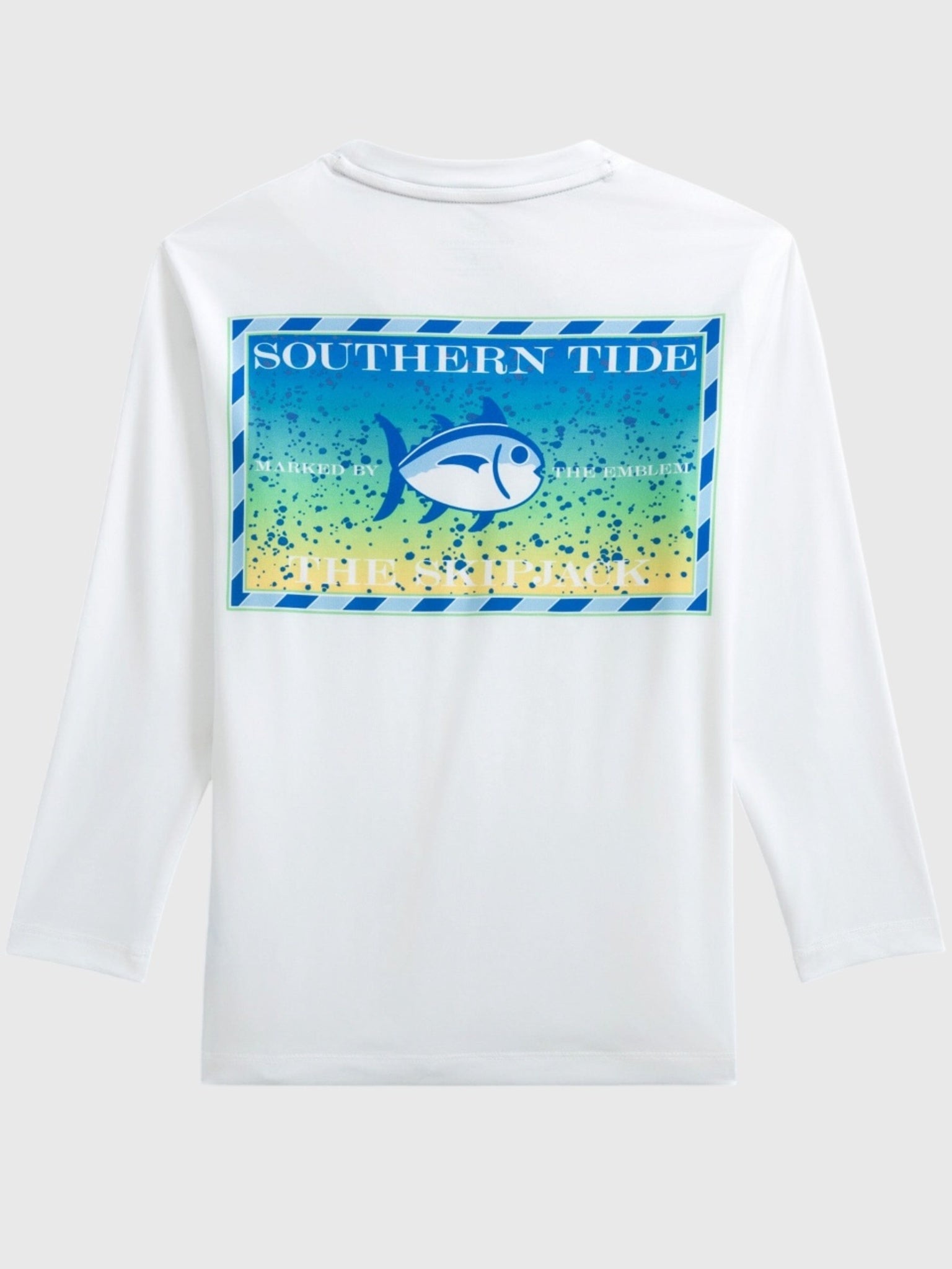 Southern Tide Boys' Original Skipjack Mahi Long Sleeve Performance T-Shirt - Saint Bernard