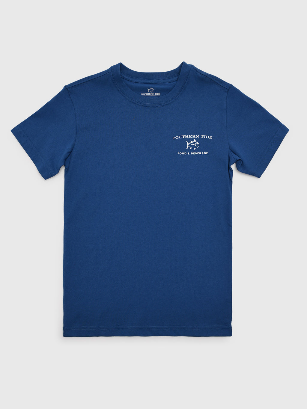 Southern Tide Boys' Skipjack Food & Beverage Cart Short Sleeve T-Shirt - Saint Bernard