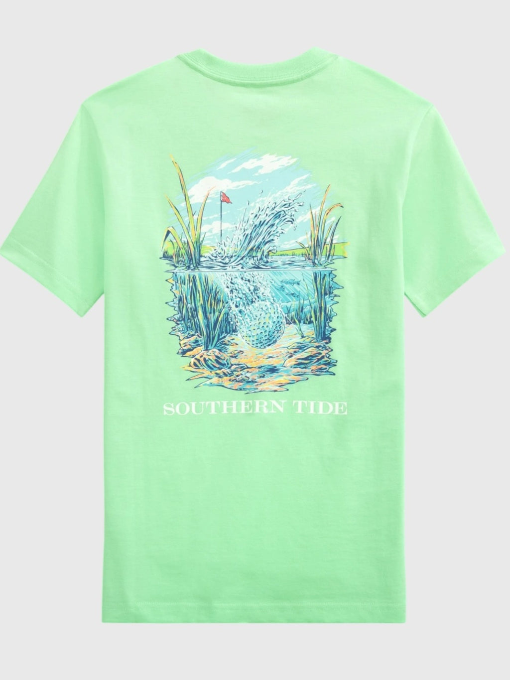 Southern Tide Boys' Golf Close One Short Sleeve T-Shirt - Saint Bernard