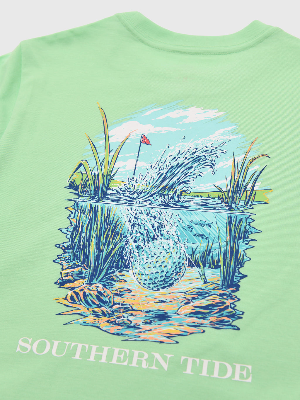 Southern Tide Boys' Golf Close One Short Sleeve T-Shirt - Saint Bernard