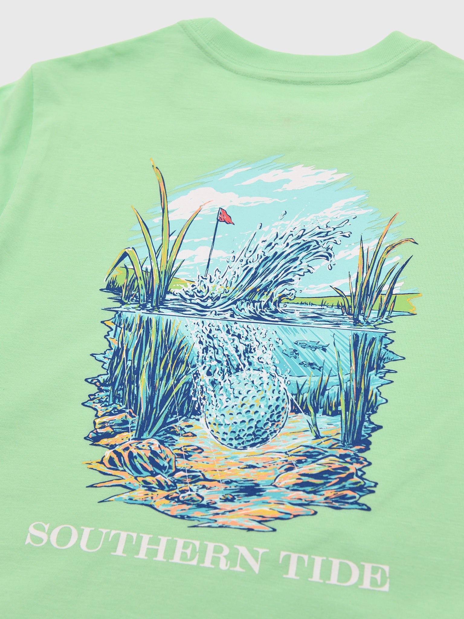 Southern Tide Boys' Golf Close One Short Sleeve T-Shirt - Saint Bernard
