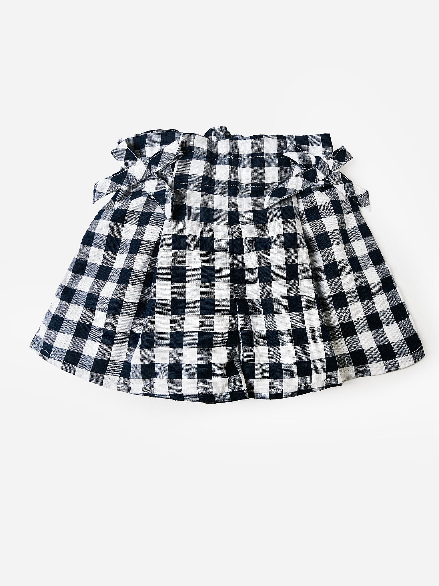 Mayoral Girls' Gingham Short - Saint Bernard
