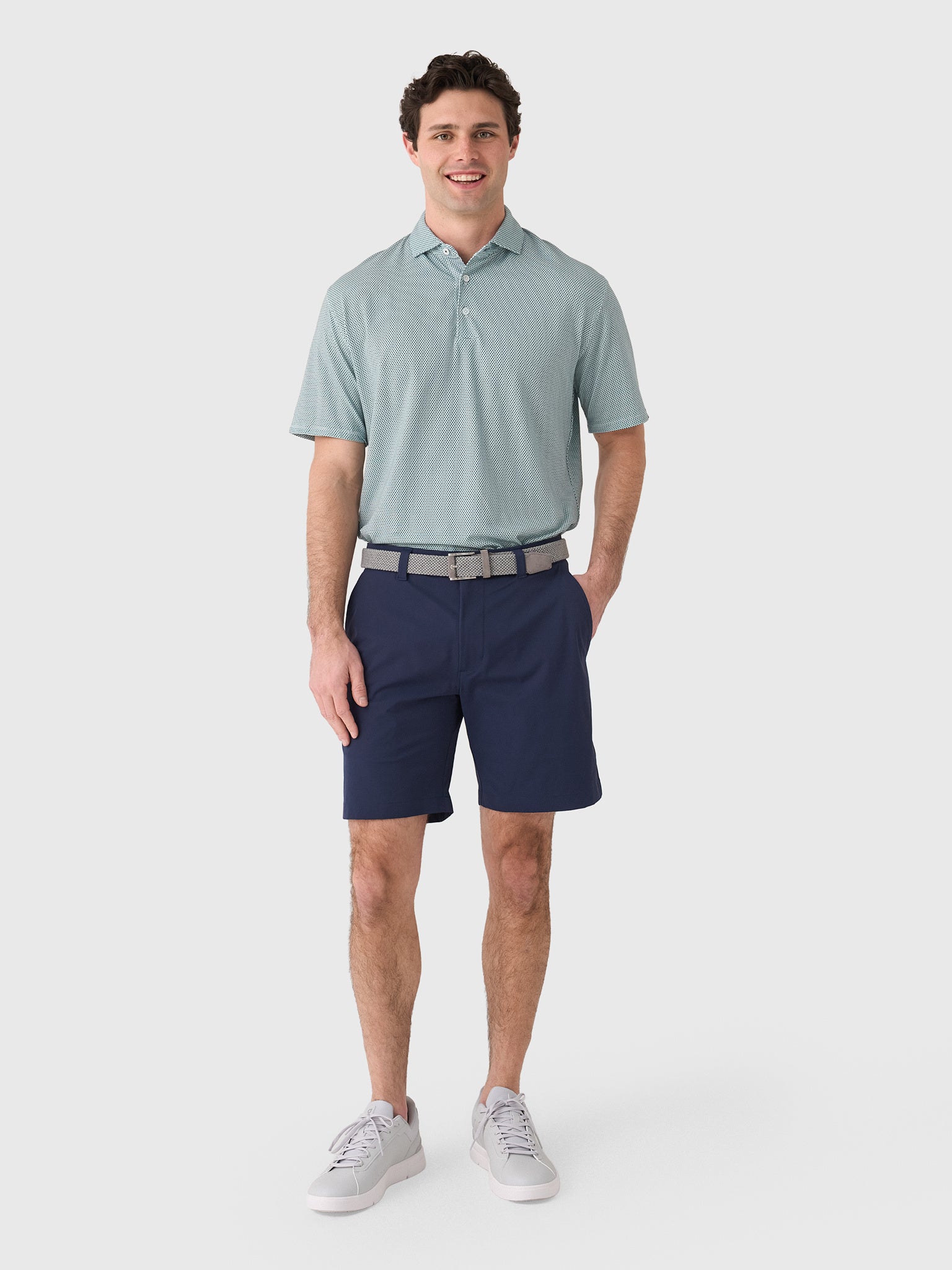 Southern Tide Men's Birdie 8" Coastal Breeze Performance Short - Saint Bernard