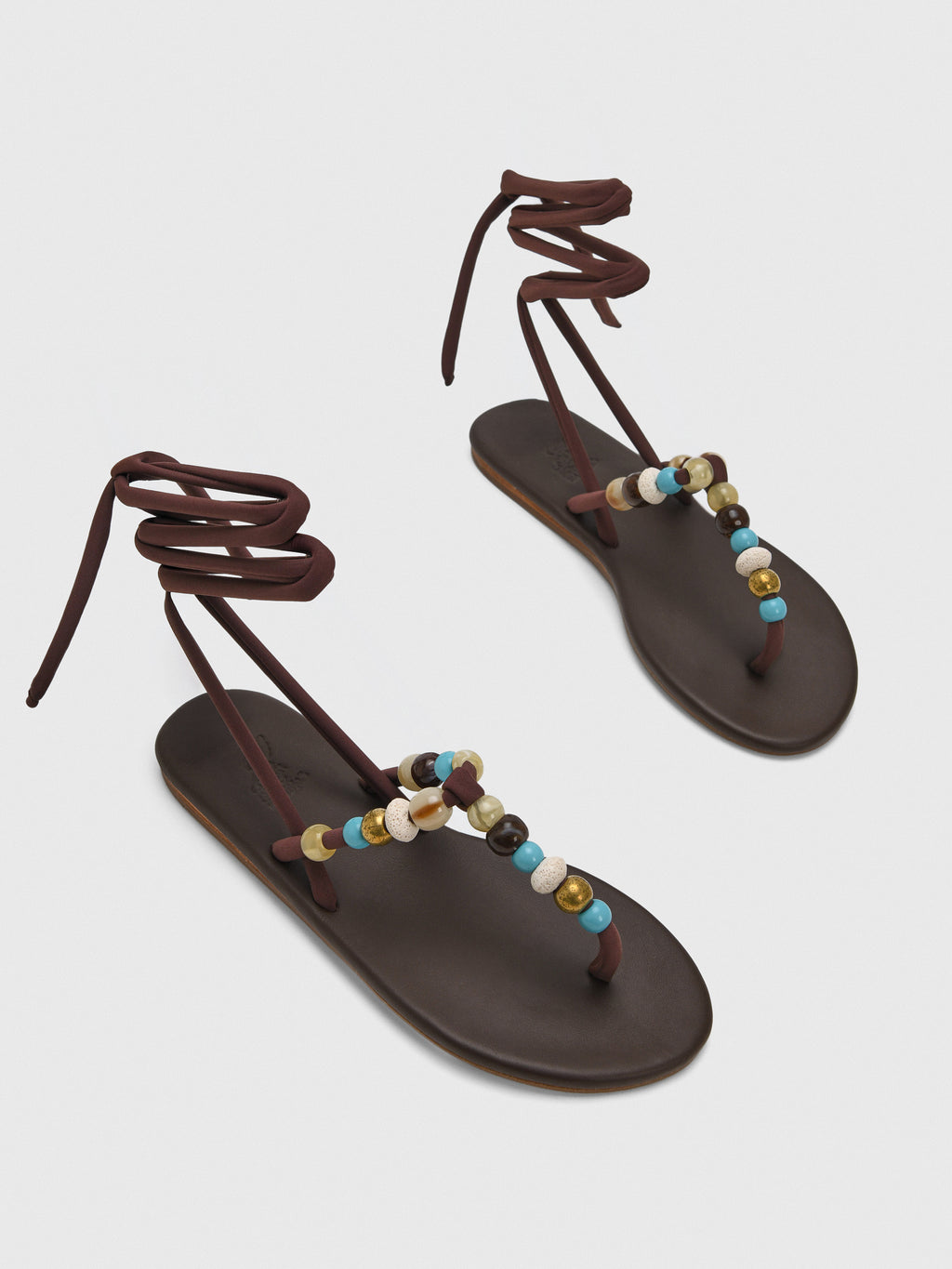 Ancient Greek Sandals Women's Katia Beads Sandal - Saint Bernard