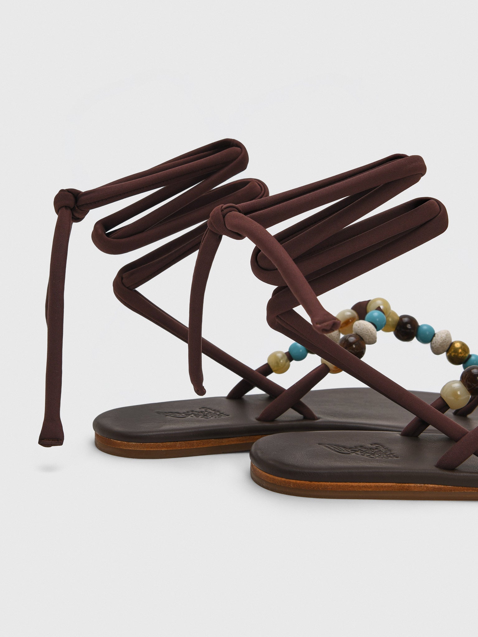 Ancient Greek Sandals Women's Katia Beads Sandal - Saint Bernard