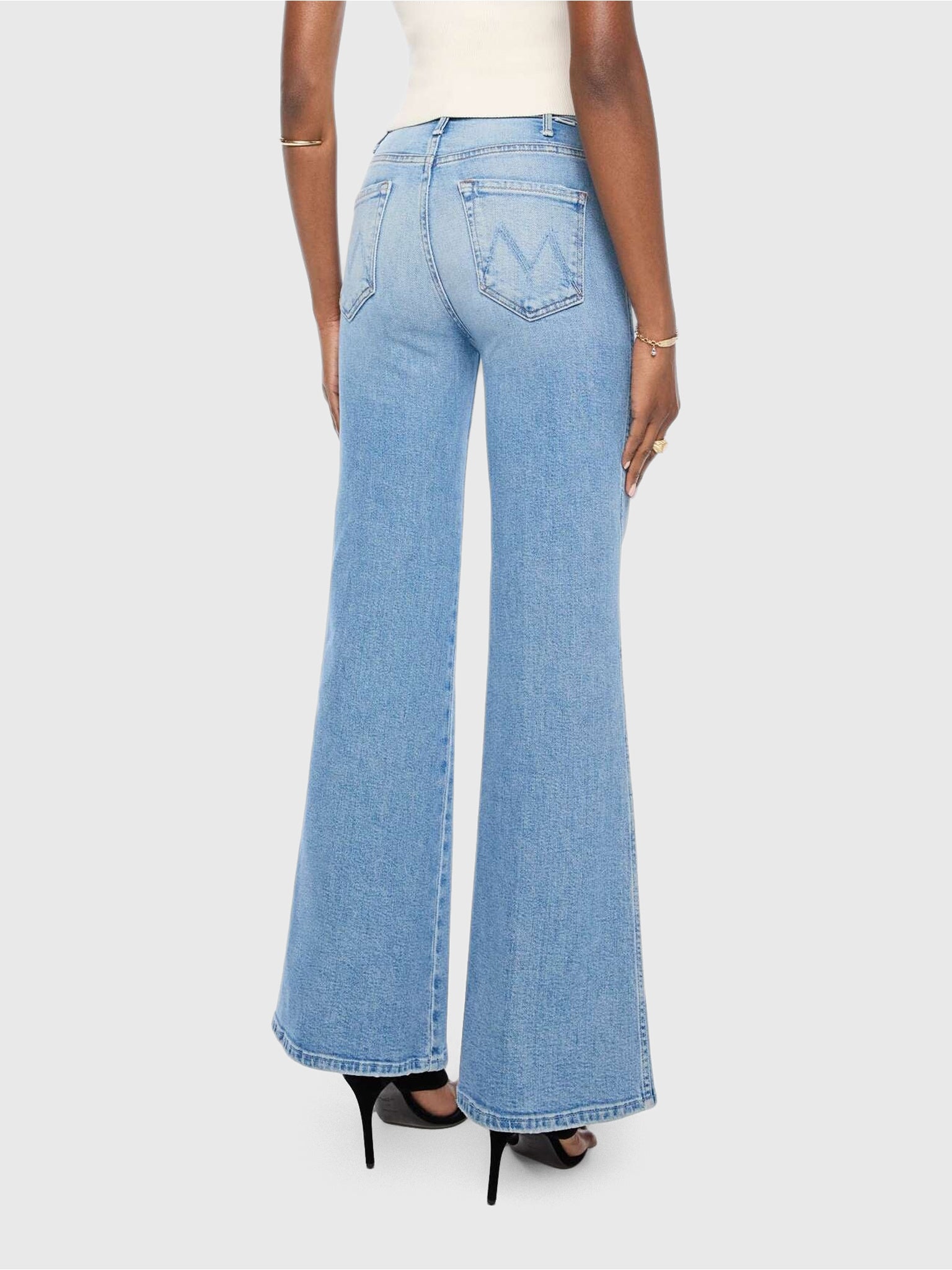 Mother Women's The Hustler Roller Double Sneak Jean