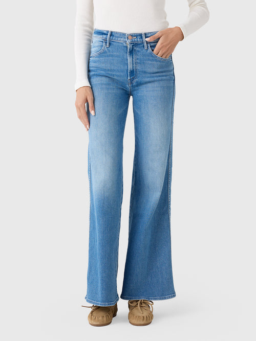 Mother Women's The Hustler Roller Double Sneak Jean