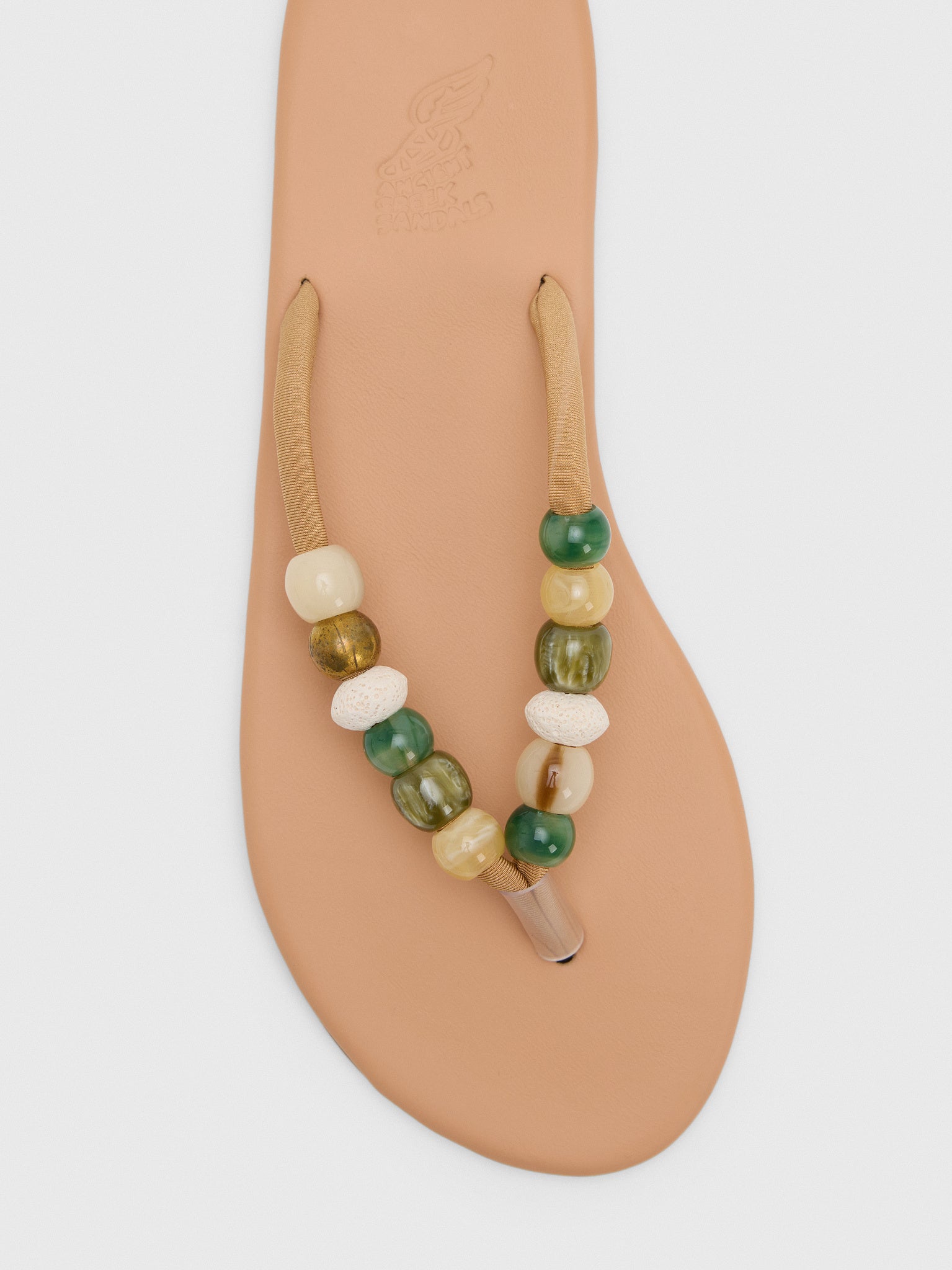 Ancient Greek Sandals Women's Saionara Beads Sandal - Saint Bernard