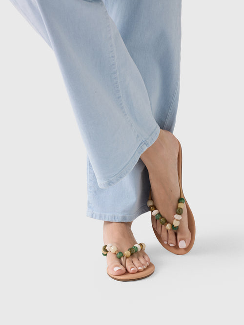 Ancient Greek Sandals Women's Saionara Beads Sandal