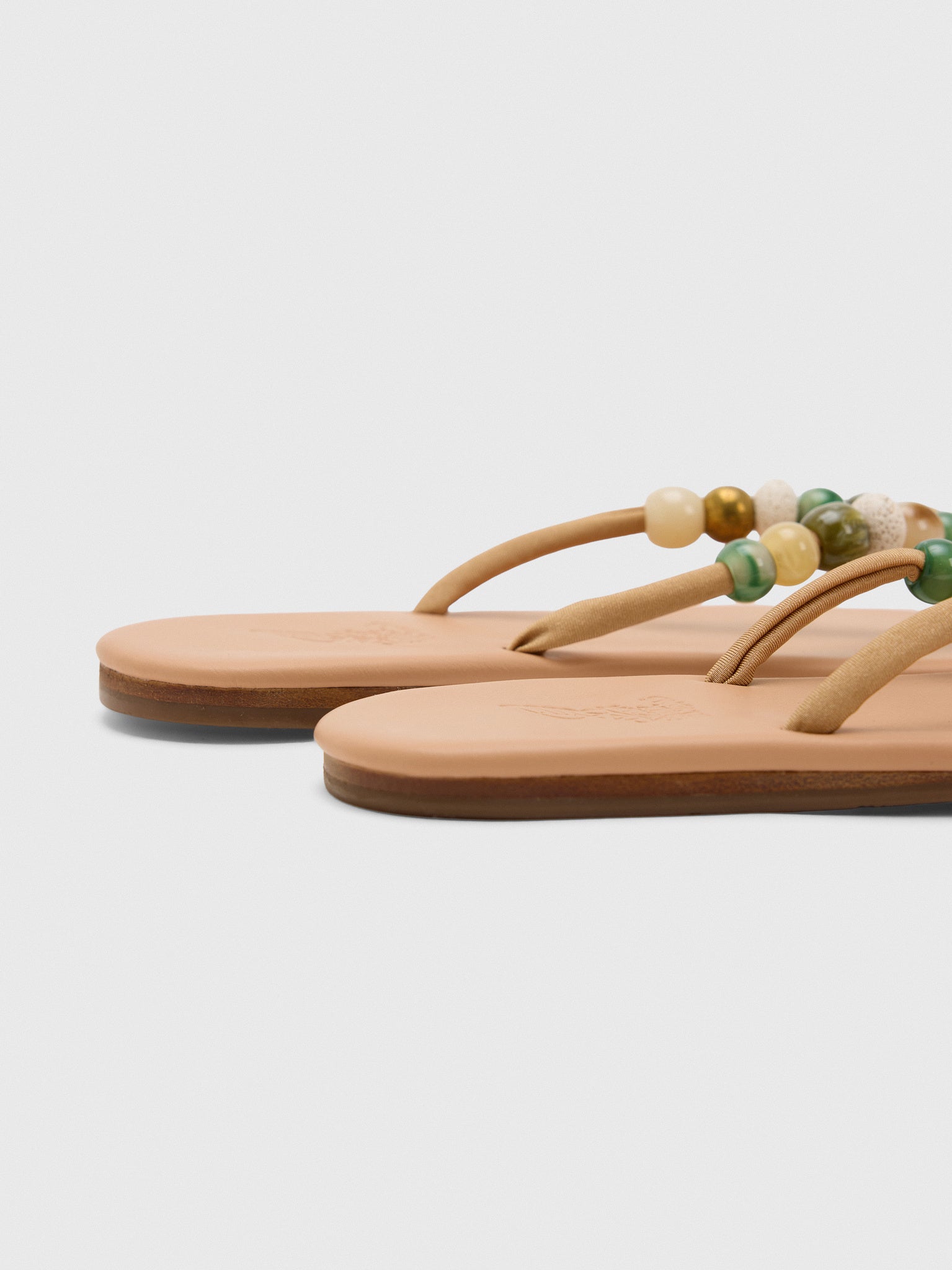 Ancient Greek Sandals Women's Saionara Beads Sandal - Saint Bernard