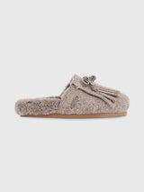 Ancient Greek Sandals Women's Vasilitsa Fringe Slipper - Saint Bernard