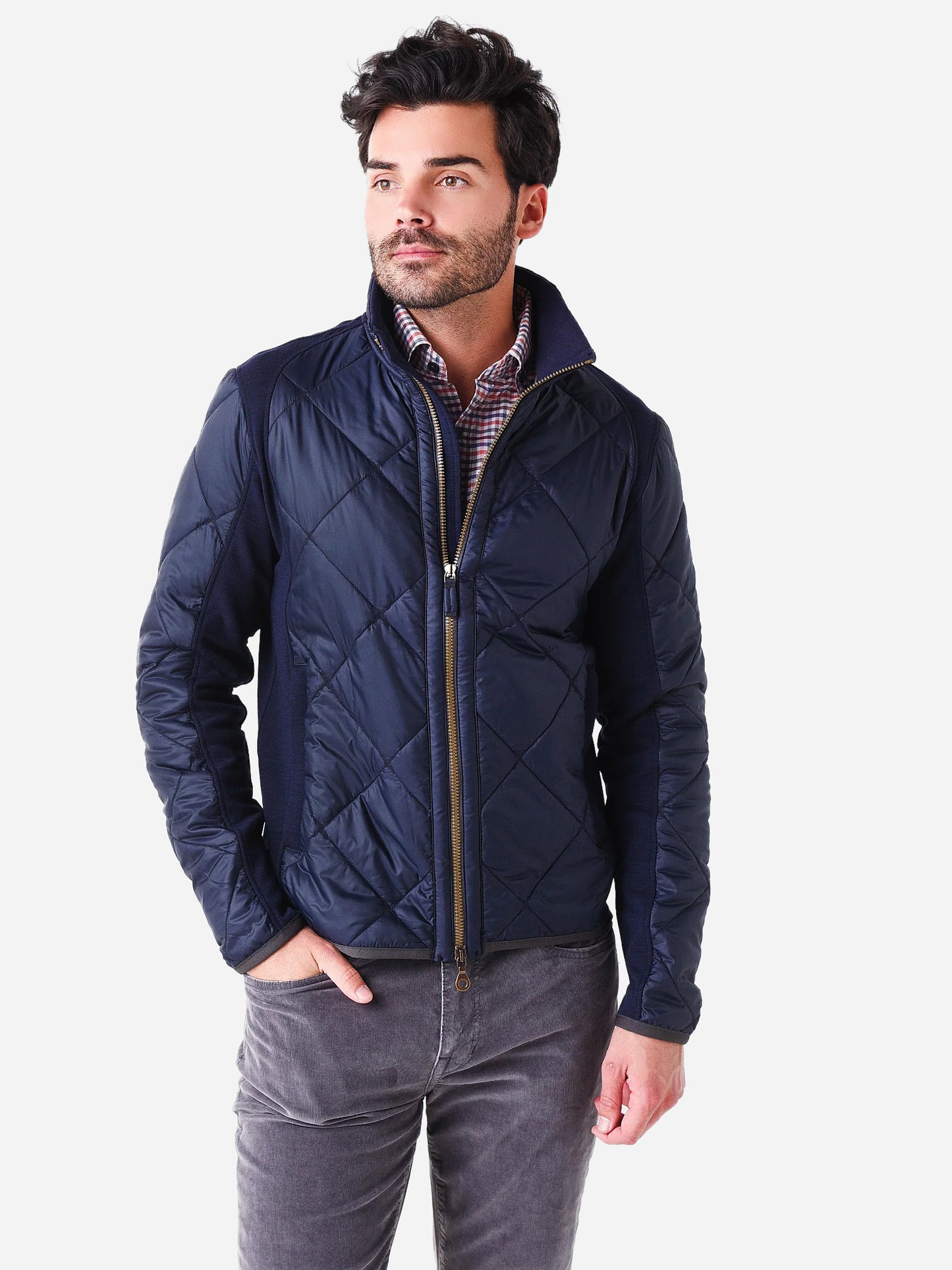 Frauenschuh Men's Joel Multi Waterproof Quilted Mid-Layer Jacket - Saint Bernard