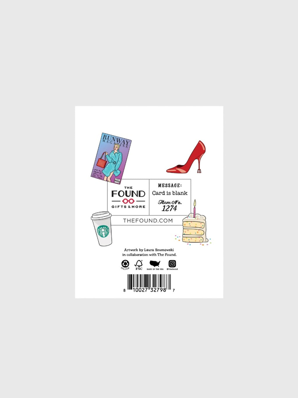 The Found The Devil Wears Prada Happy Birthday That's All Card - Saint Bernard