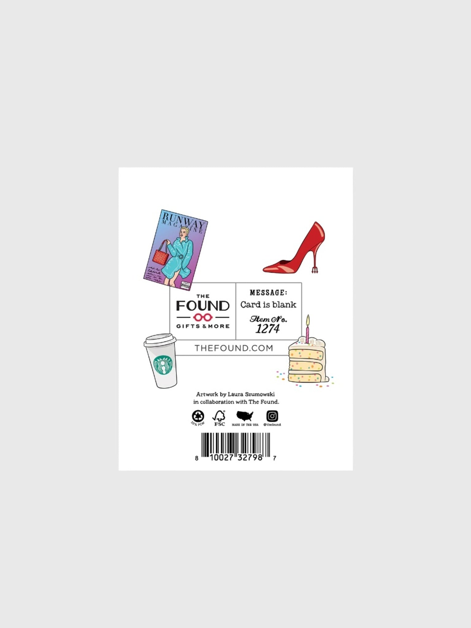 The Found The Devil Wears Prada Happy Birthday That's All Card - Saint Bernard