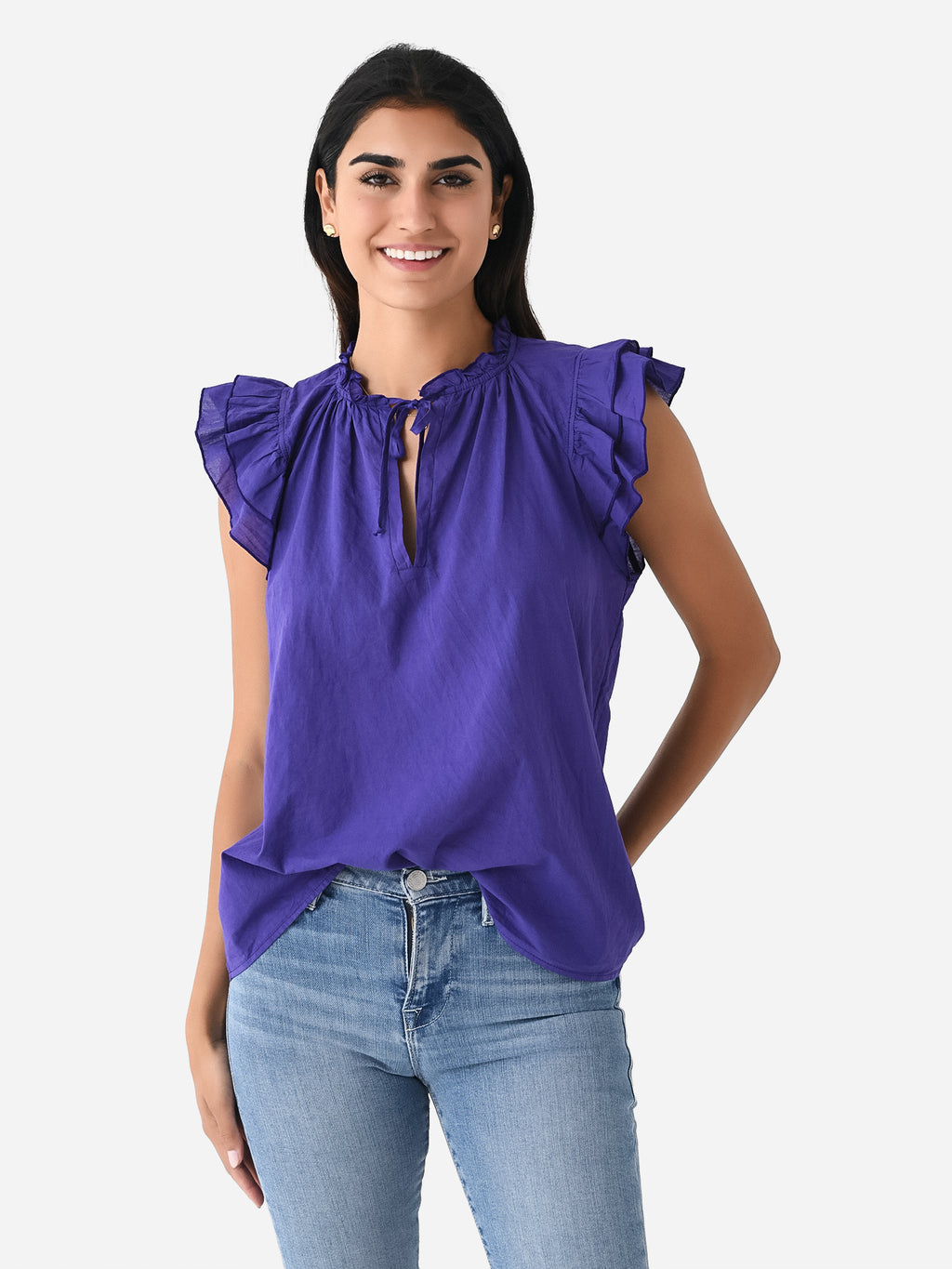Stark X Women's Poplin Dreamy Top - Saint Bernard