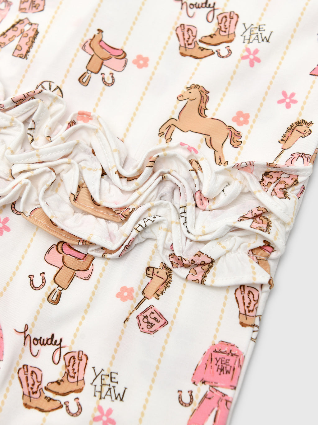 Angel Dear Baby Girls' 2-Way Zipper Ruffle Footie - Saint Bernard