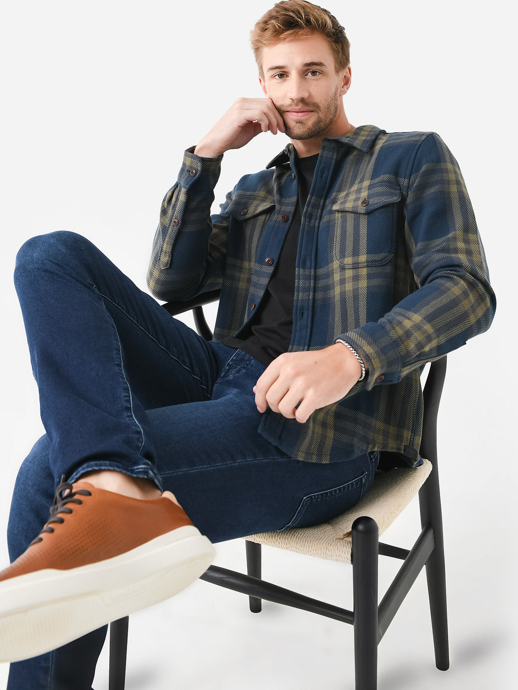 Outerknown Men's Blanket Shirt - Saint Bernard