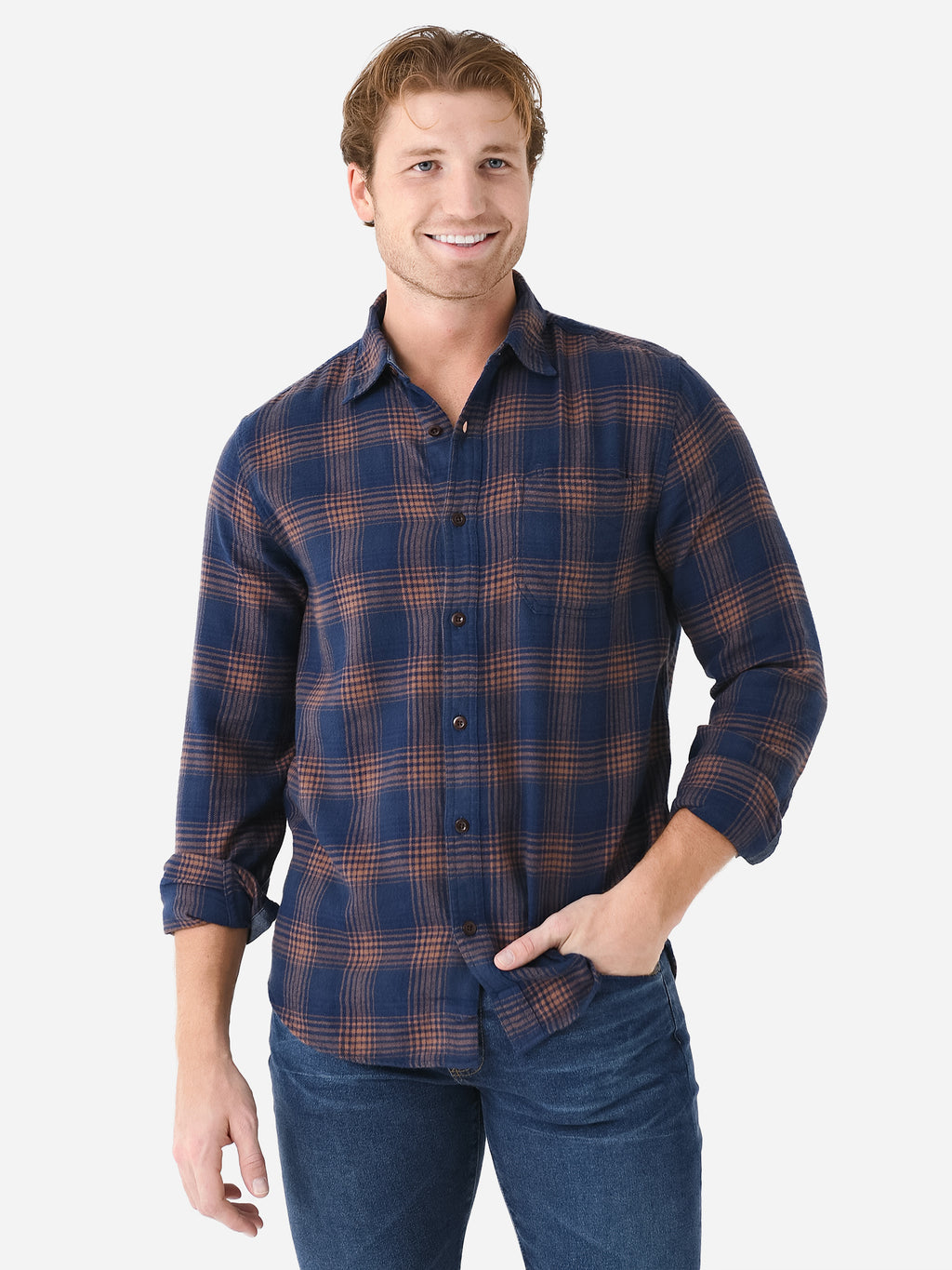Outerknown Men's Transitional Flannel Shirt - Saint Bernard