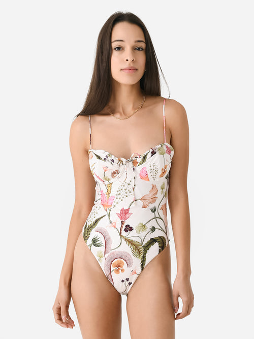 Agua By Agua Bendita Women's Ebano Habitat One-Piece Swimsuit