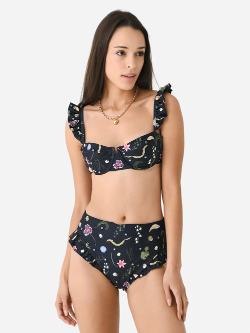 Agua By Agua Bendita Women's Kiwi Tesoro Bikini Top
