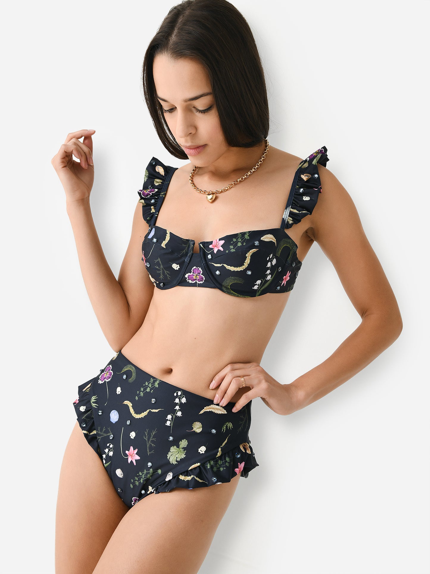 Agua By Agua Bendita Women's Kiwi Tesoro Bikini Top - Saint Bernard