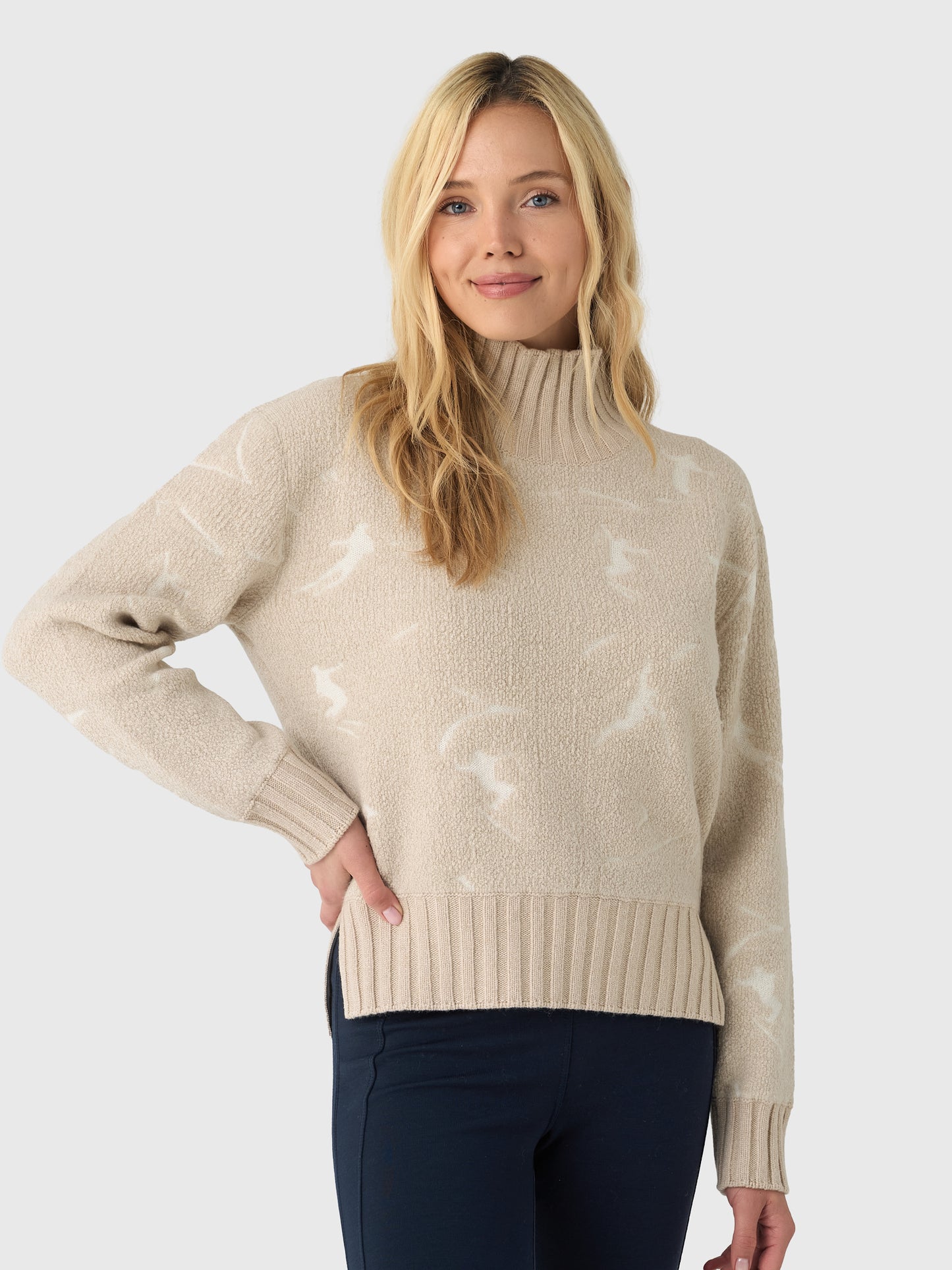 Frauenschuh Women's Jacquard Knit Sweater