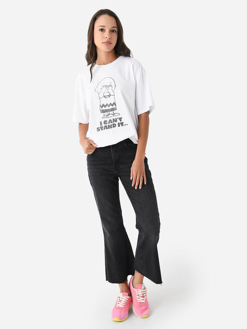 Re/Done Women's Peanuts Can't Stand It 90s Easy Tee
