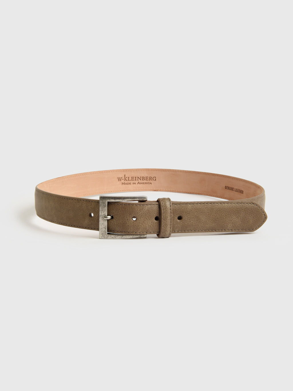 W. Kleinberg Men's Outlaw Leather Belt - Saint Bernard