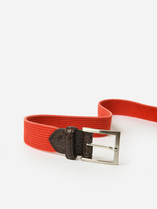 W. Kleinberg Men's Woven Belt