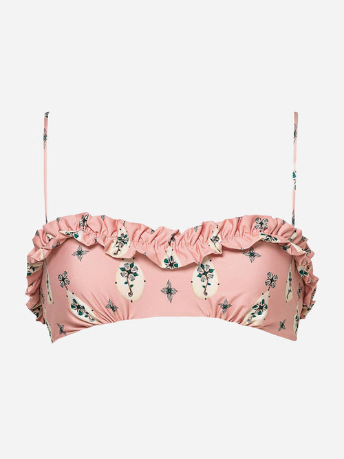 Agua By Agua Bendita Women's Agatha Joyeria Bikini Top