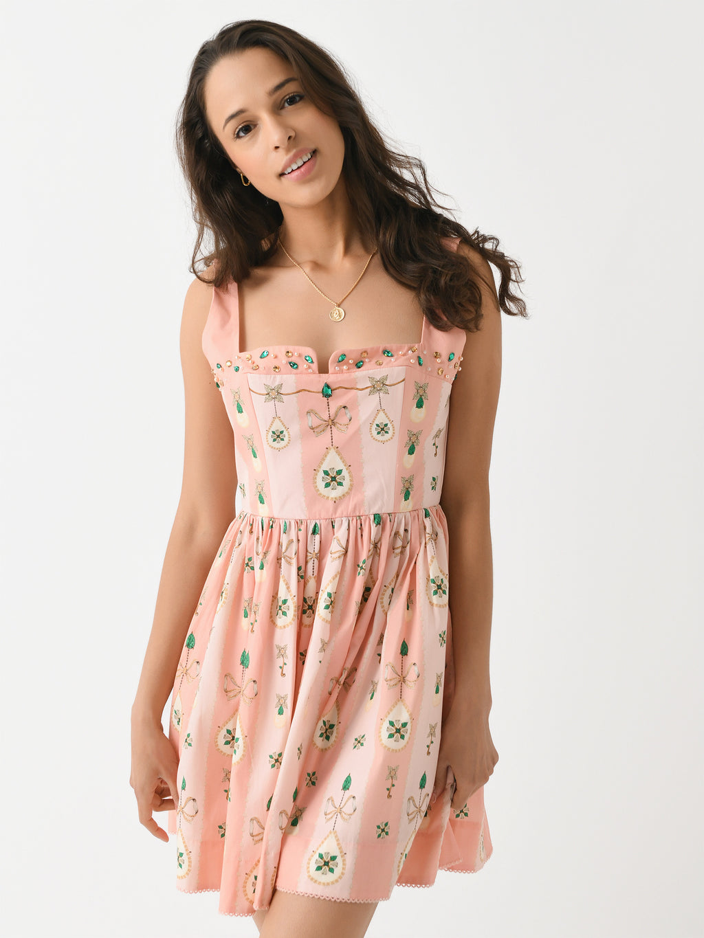 Agua By Agua Bendita Women's Platino Joyeria Mini Dress - Saint Bernard