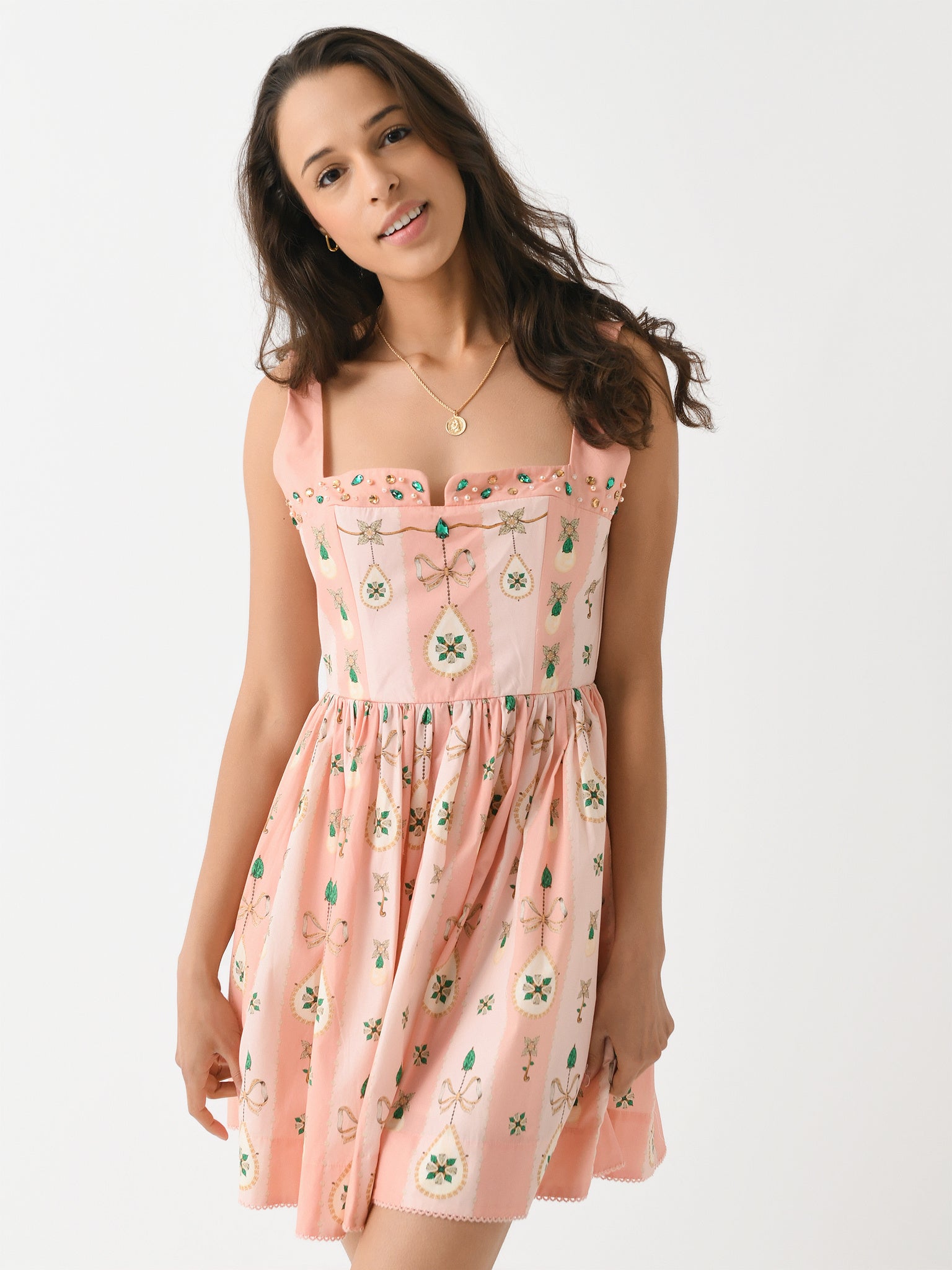 Agua By Agua Bendita Women's Platino Joyeria Mini Dress - Saint Bernard