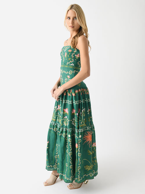 Agua By Agua Bendita Women's Lima Esmeralda Maxi Dress