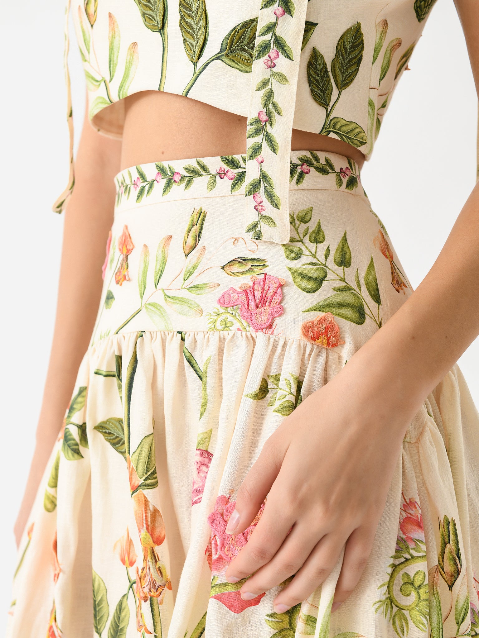Jupe Maxi Curua Agua Bendita Taille S Multicolore - Neuve Avec étiquette