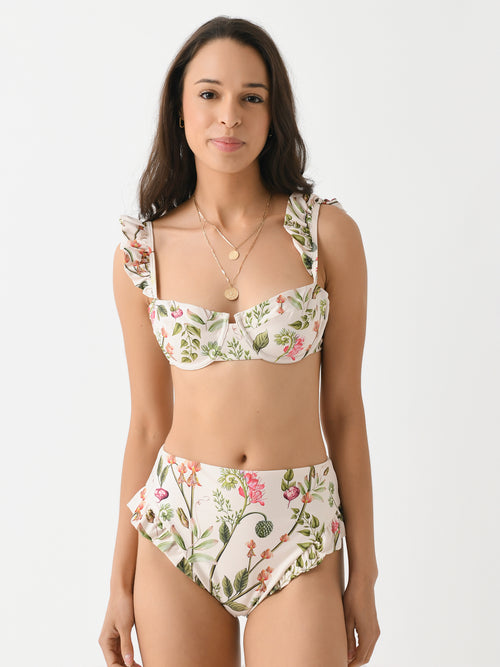 Agua By Agua Bendita Women's Kiwi Cultivo Bikini Top
