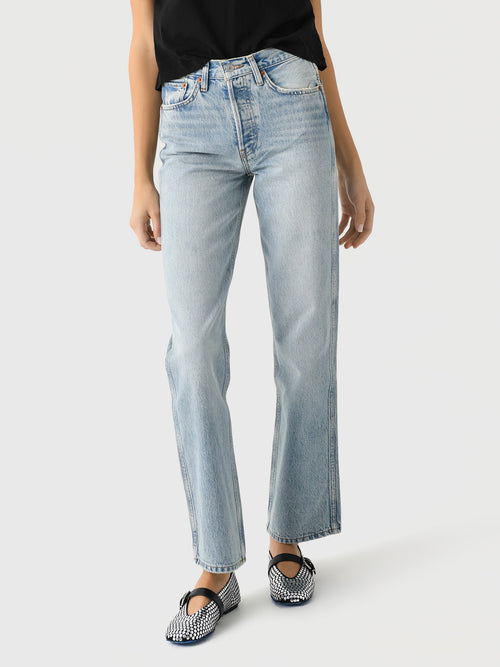 Re/Done Women's 90s High Rise Loose Jean