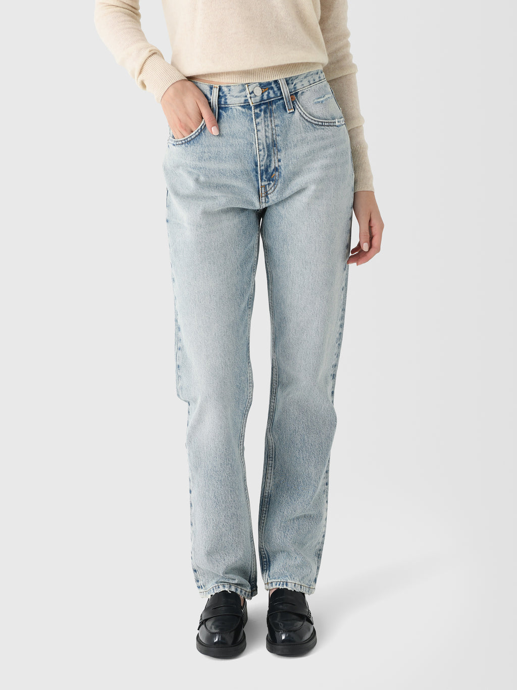 Re/Done Women's The Blondie Jean - Saint Bernard