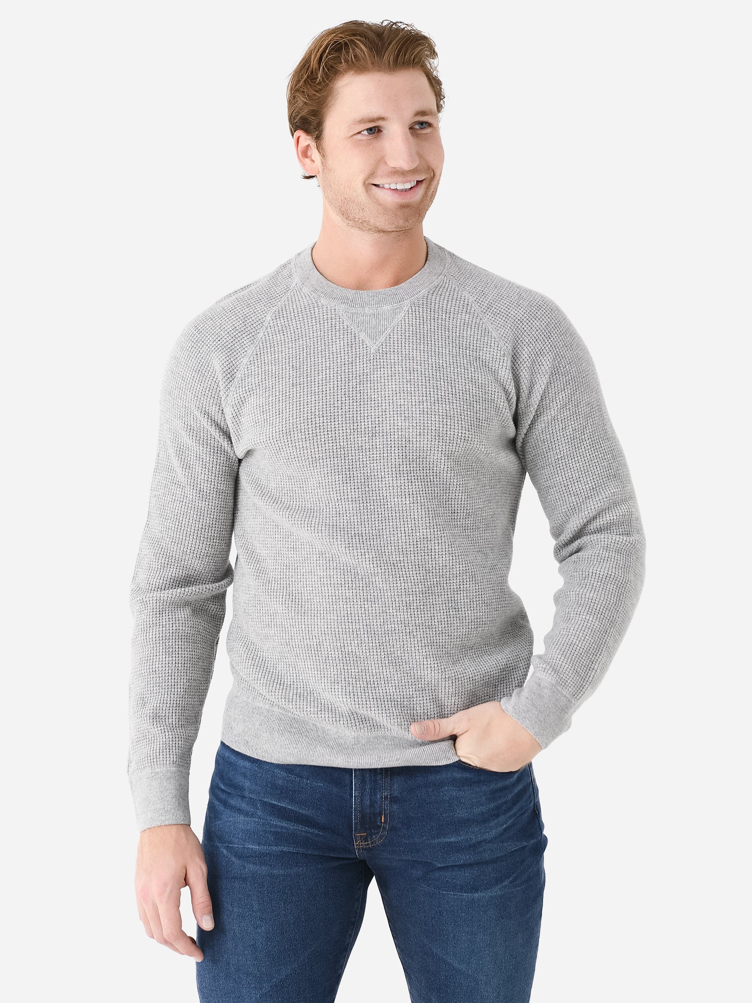 Outerknown Men's Shelter Waffle Crew Saint Bernard