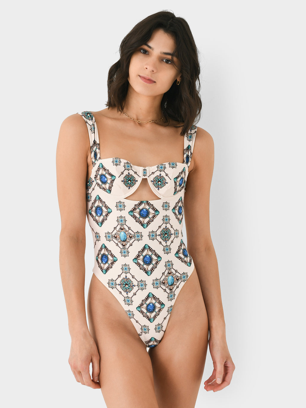 Agua By Agua Bendita Women's Citrino Platero One-Piece Swimsuit - Saint Bernard