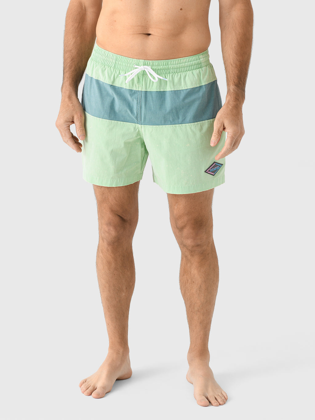 Chubbies Men's The Board Buddies 5.5" Lined Swim Trunk - Saint Bernard