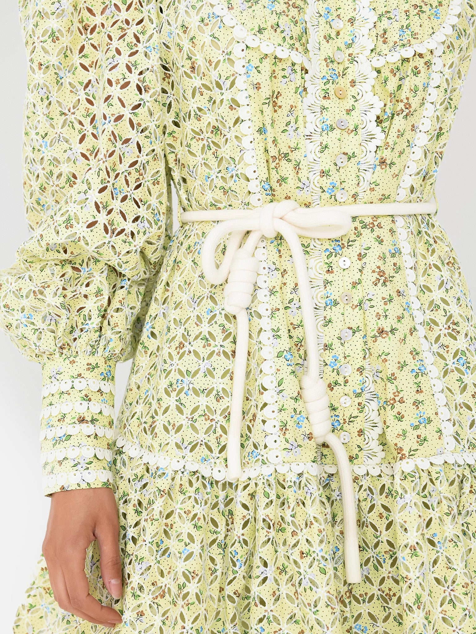 maeve embroidered mini dress Embroidered Mini Dress